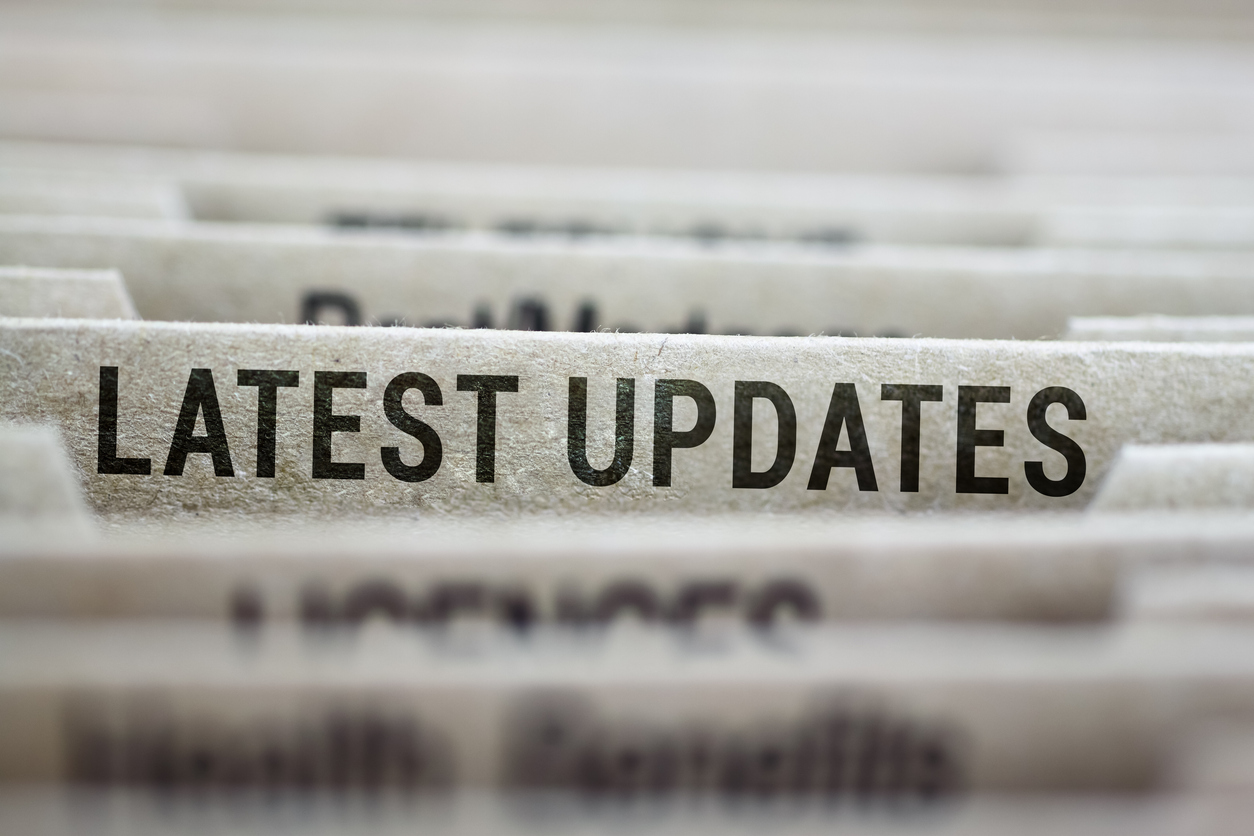 Folder named Latest Updates - news round up july 2021