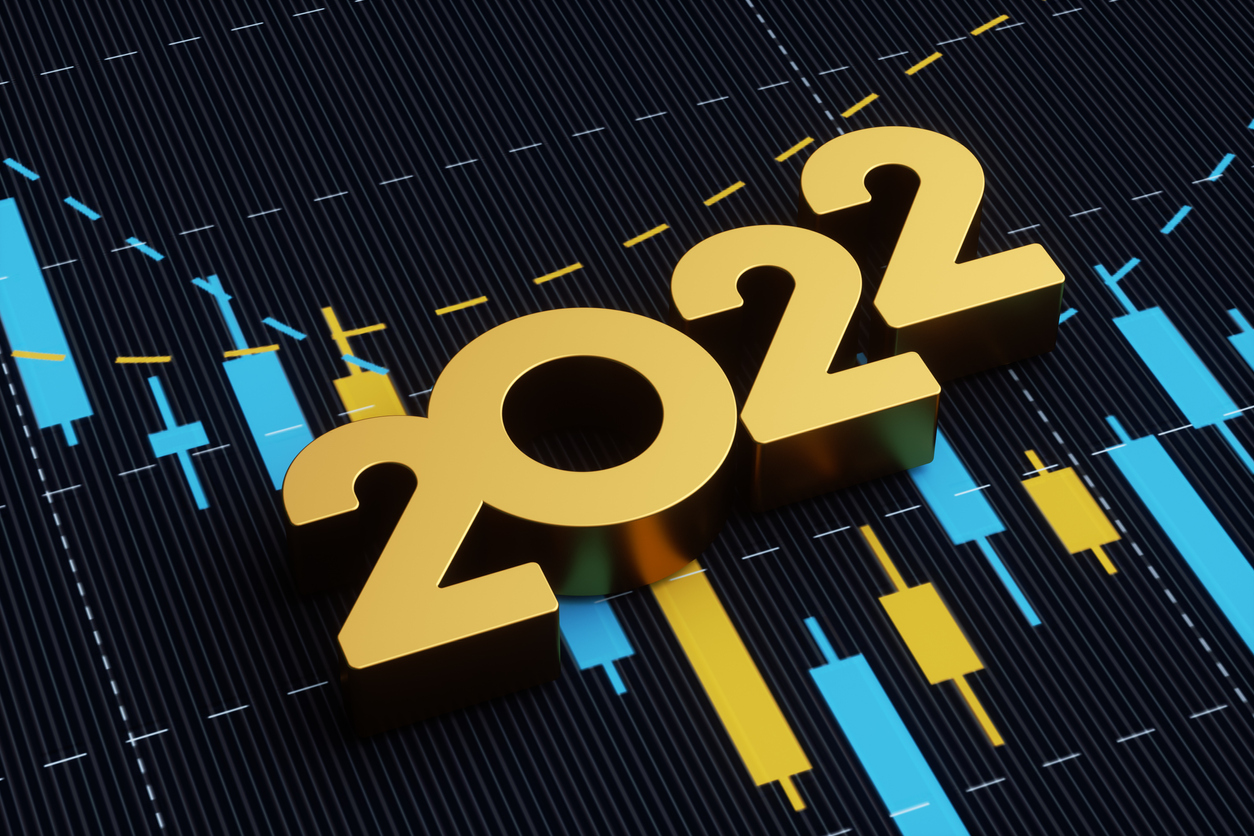 2022 against background of generic investment stats and graphs