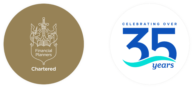 Celebrating 35 years of being an Independent Financial Planner & Chartered Financial Planner